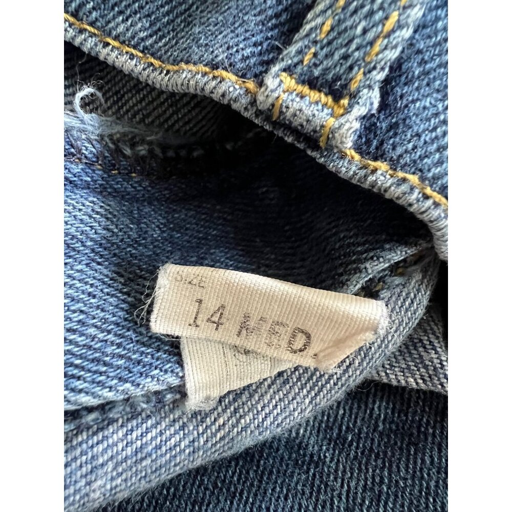 Vintage Lee Riders Super High Rise Jeans Straight Leg Tapered Mom 80s - Picture 4 of 7